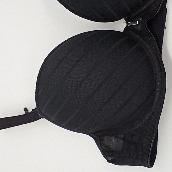 Freya Cameo Underwire Deco Plunge Bra Black 34C - Picture 5 of 11